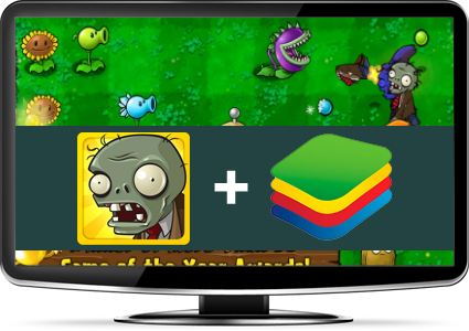 Устанавливаем Plants vs. Zombies с помощью эмулятора BlueStacks.